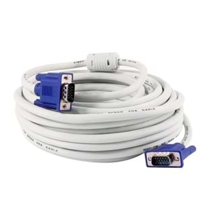 OEM VGA KABLO BEYAZ 15 METRE