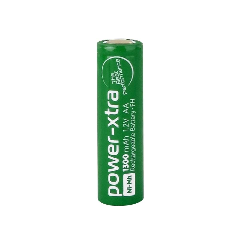 Power-Xtra 1,2V 1300 Mah AA -Ni-Mh Flat-Başsız Şarjlı Pil
