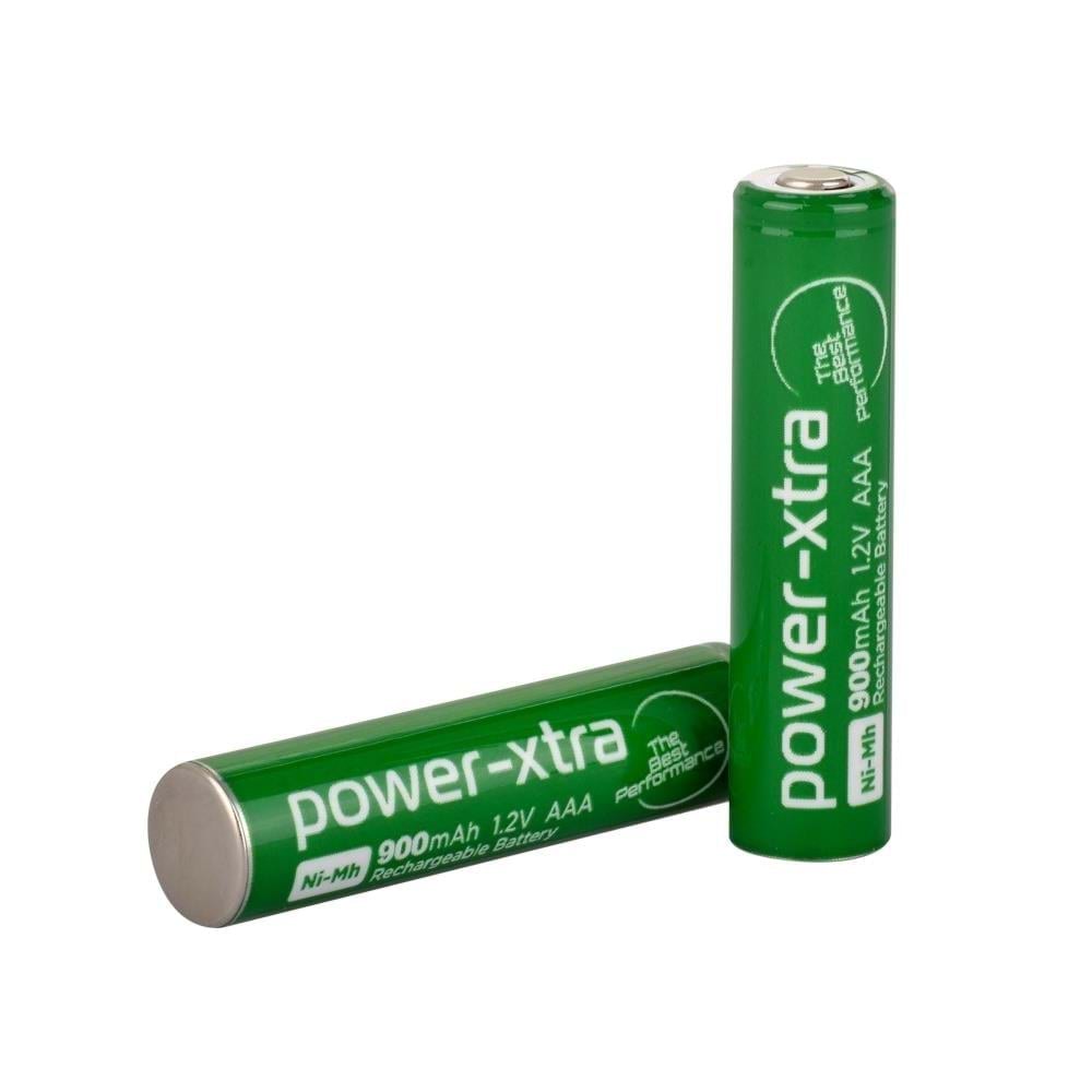 Power-Xtra 1,2V 900 Mah- AAA Ni-Mh Flat-Başsız Şarjlı Pil