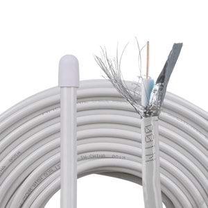 ARMAĞAN RG6/U4 CCS 100 METRE 80 TEL ANTEN KABLOSU 1,02MM
