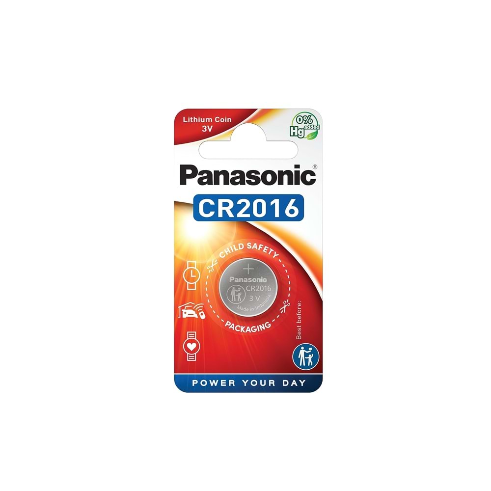 PANASONIC CR2016EL/1B 3V LITHIUM PARA PİL TEKLİ