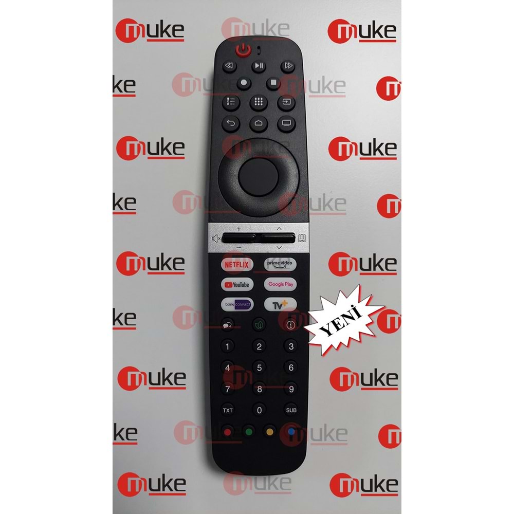 MUKE ML9725 ARÇELİK BEKO GRUNDIG RM-L1812 NETFLİX TUŞLU Led Tv Kumandası