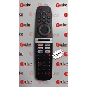 MUKE ML9725 ARÇELİK BEKO GRUNDIG RM-L1812 NETFLİX TUŞLU Led Tv Kumandası