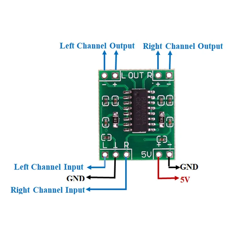 OEM HW-104 5V SES ÇIKIŞ DEVRESİ 2X5WATT