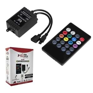 HIGHTEK 6A 20TUŞLU HT-2220 MÜZİK KONTROLLÜ RGB KONTROL KUMANDASI