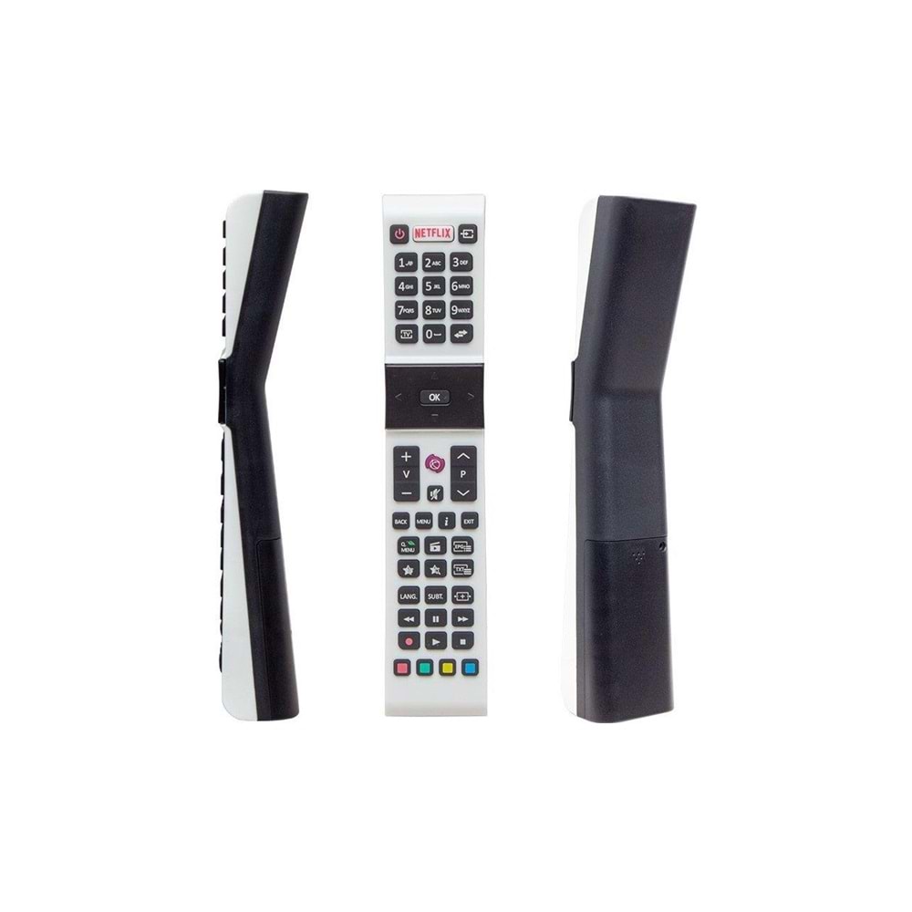 OEM SX7070 PROFİLO NETFLİX TUŞLU BEYAZ KALIP LCD LED TV KUMANDASI