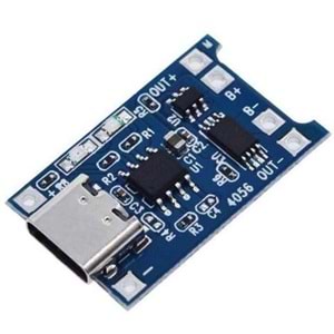 OEM TP4056 TYPE-C KORUMALI PİL ŞARJ DEVRESİ BMS