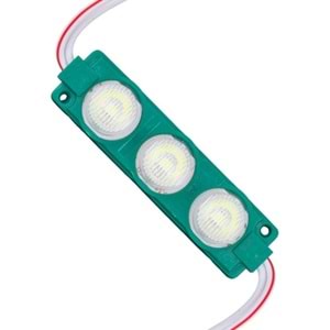 OEM 12V 3W 3'LÜ MODÜL LED YEŞİL