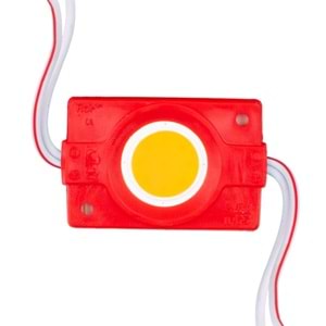 OEM 12V 2,4W COB YUVARLAK MODÜL LED KIRMIZI
