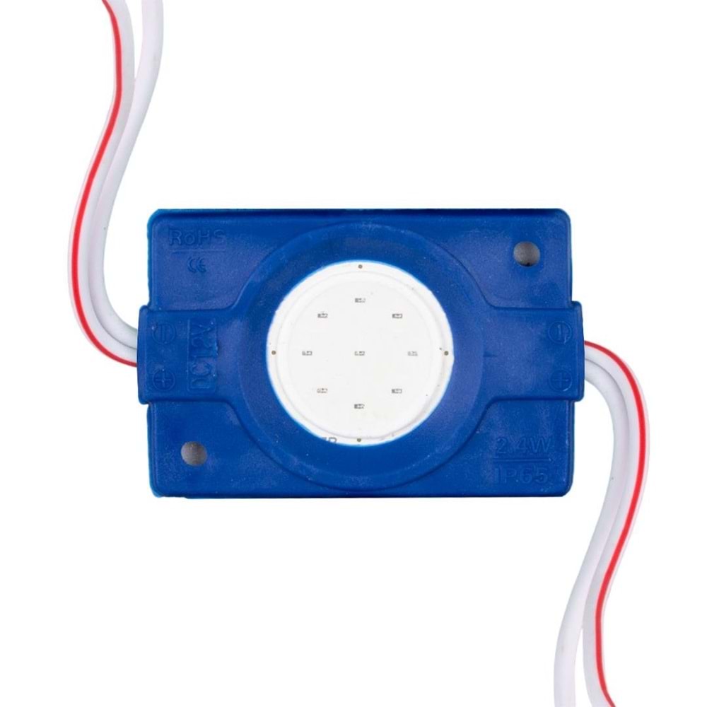 OEM 12V 2,4W COB YUVARLAK MODÜL LED MAVİ