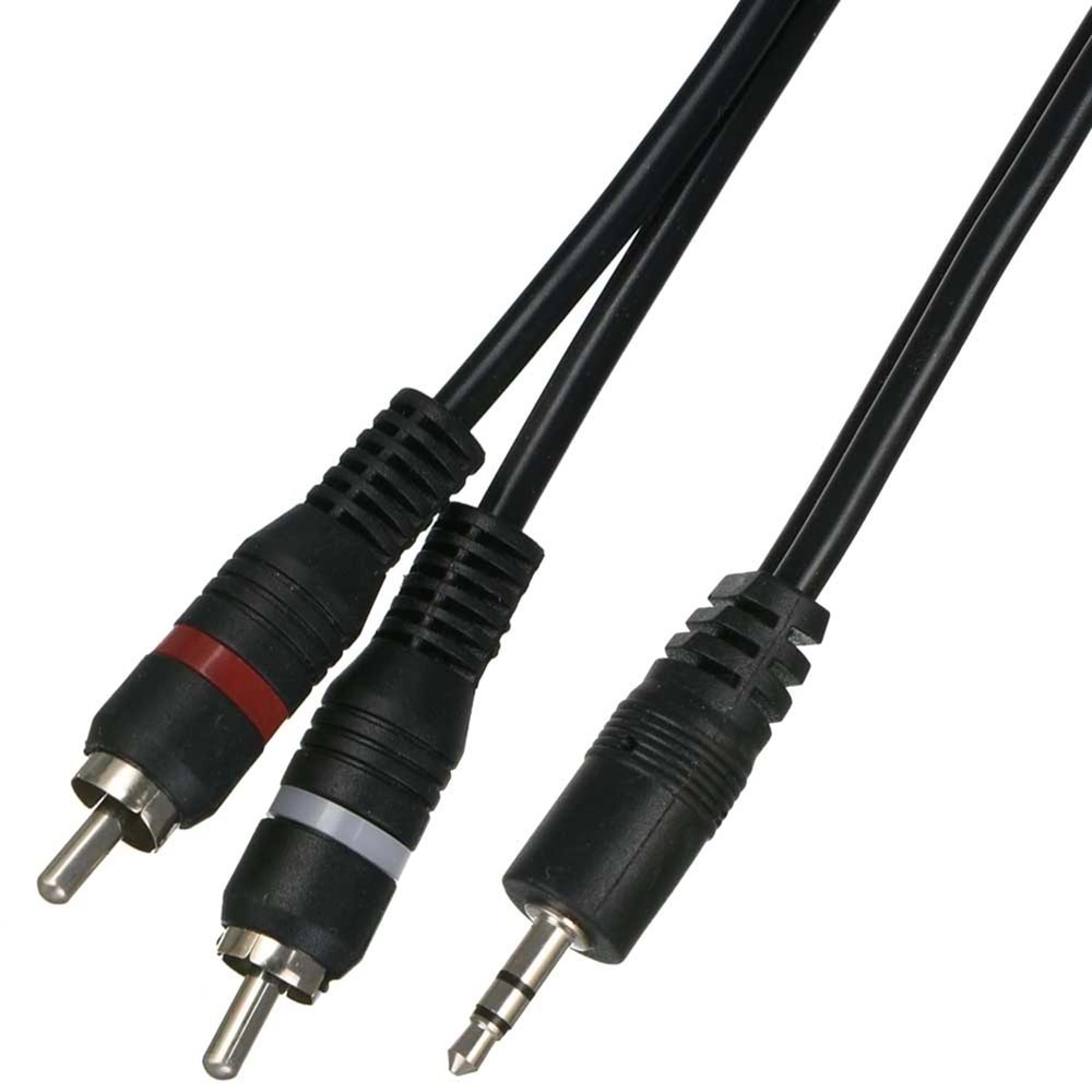 TUNEX AL-300 AUX KABLO 3.5MM TO 2RCA 3MT