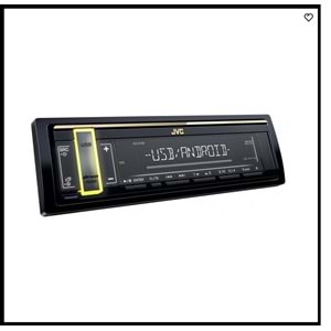 JVC KD-X168M 13 BAND EQ RENKLİ TUŞLAR FLAC USB AUX 3 AMFİ ÇIKIŞI OTO TEYP