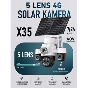INOX X35 5LENS 4G ESIM SOLAR KAMERA